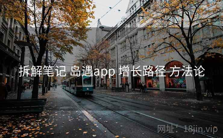 拆解笔记 岛遇app 增长路径 方法论