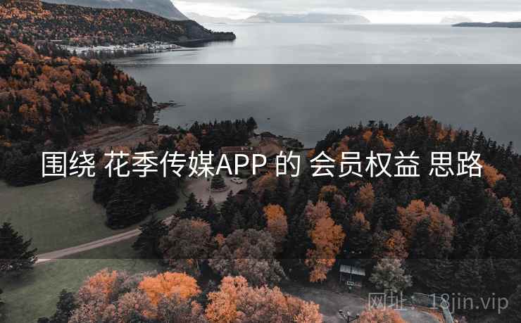 围绕 花季传媒APP 的 会员权益 思路